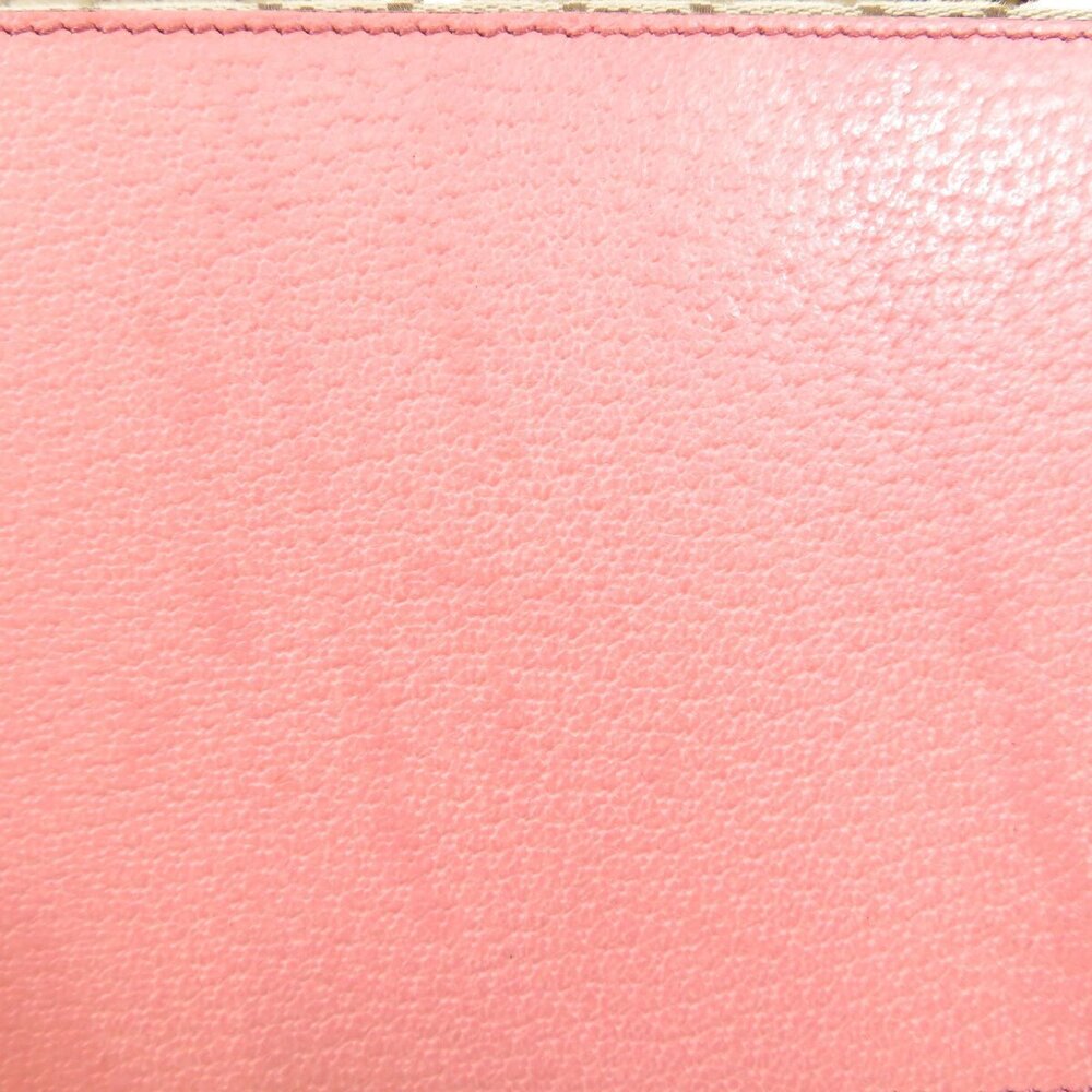 Gucci GG Canvas Eclipse Tote Shoulder Bag Beige Pink - Picture 8 of 11